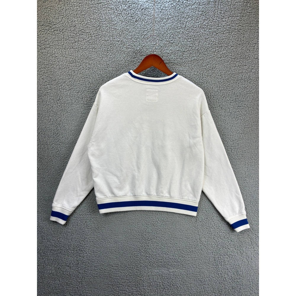 Lazy Sunday Santa Barbara Tennis Club Sweatshirt Women's Size M White Pullover - Picture 11 of 16